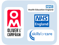 Olivers Campaign logo and NHS england logo
