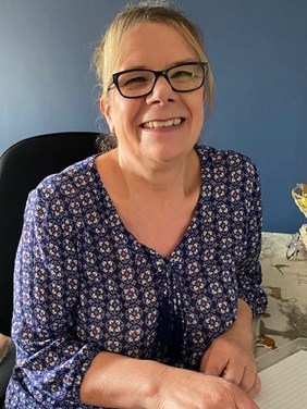 Debbie Harris smiling at the camera