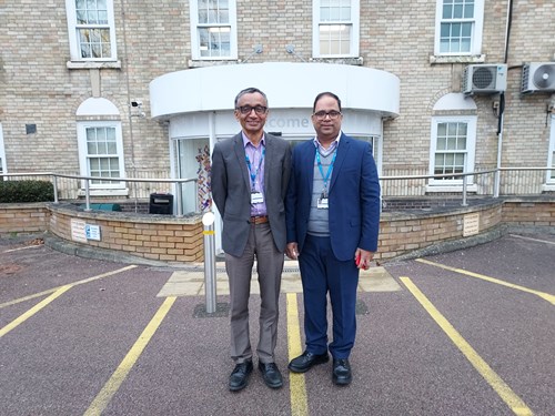 Photo of Dr Abdul Raoof and Dr Kallur