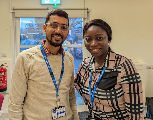 Photo of Dr Aditya Devulapalli and Dr Ibidunni Oloniniyi