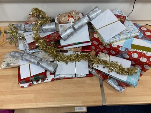 Donated Christmas gifts for people supported by the Family Nurse Partnership Southend service.