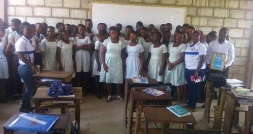 School for girls in Ghana