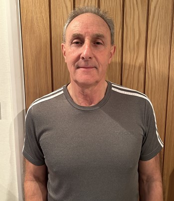 Steve Clarke wearing a grey t-shirt.