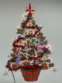 colourful Christmas tree