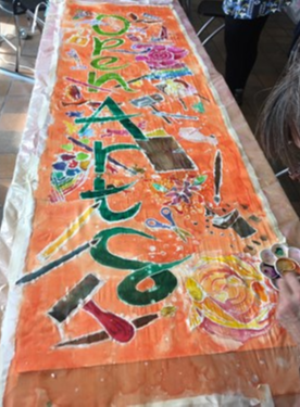 Colourful abstract artwork. 