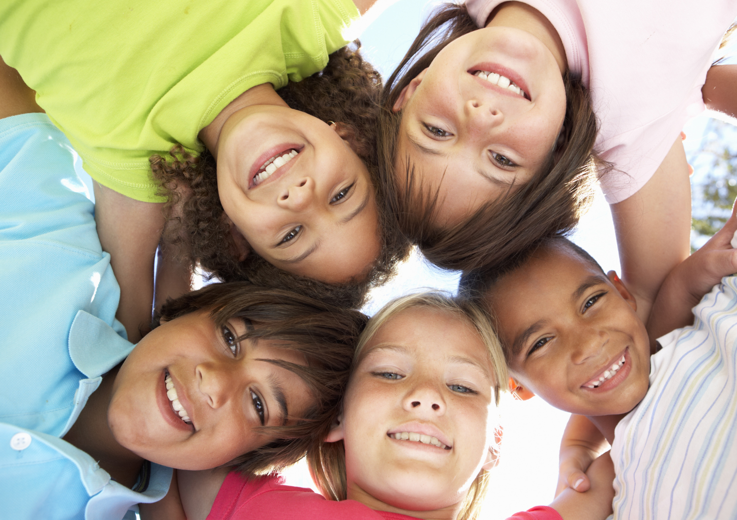 picture of children smiling at the camera