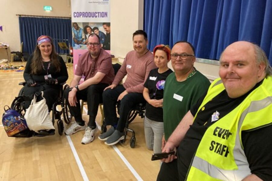 Group of lived experience ambassadors at the 2024 coproduction conference