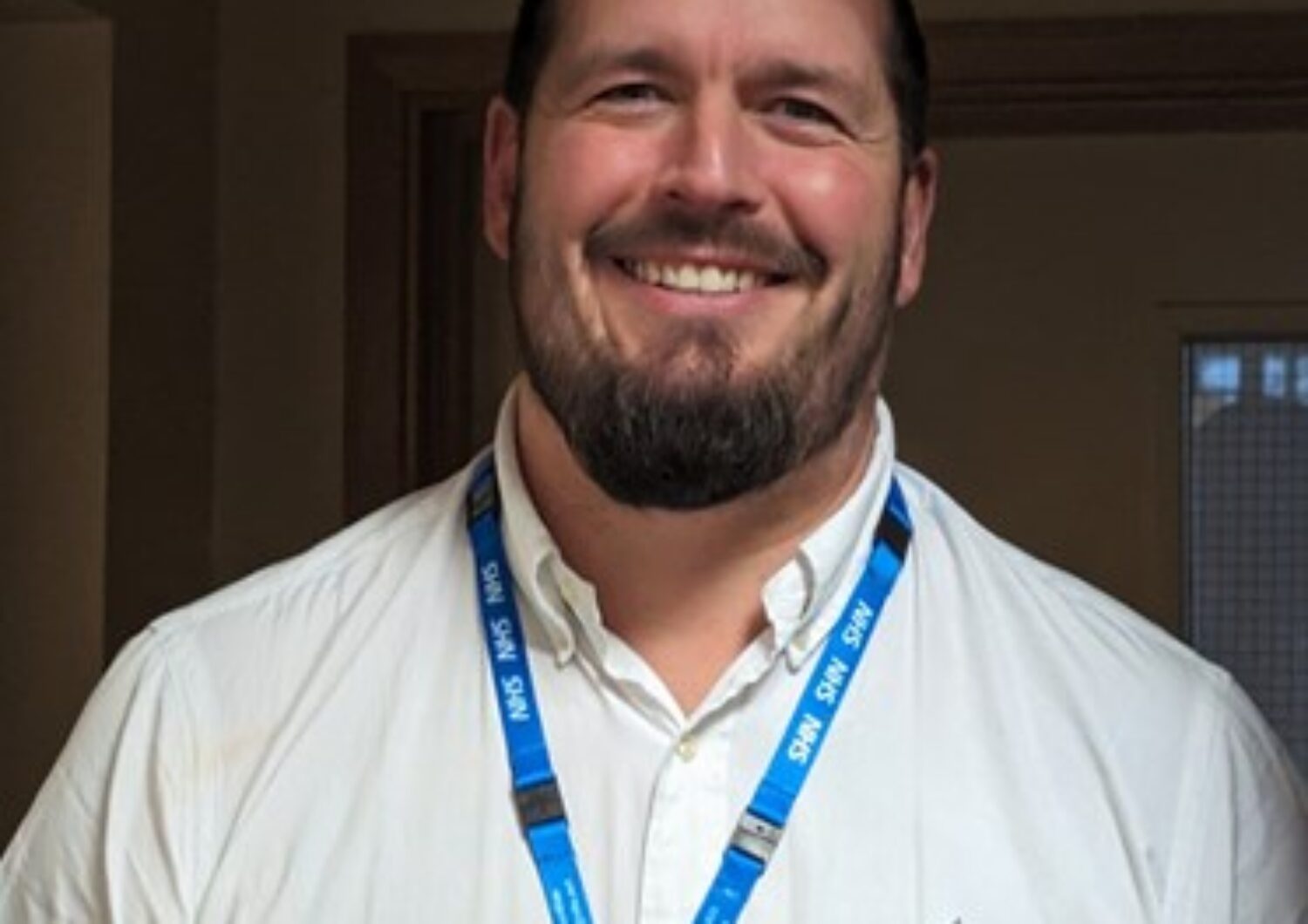 Man smiling at the camera