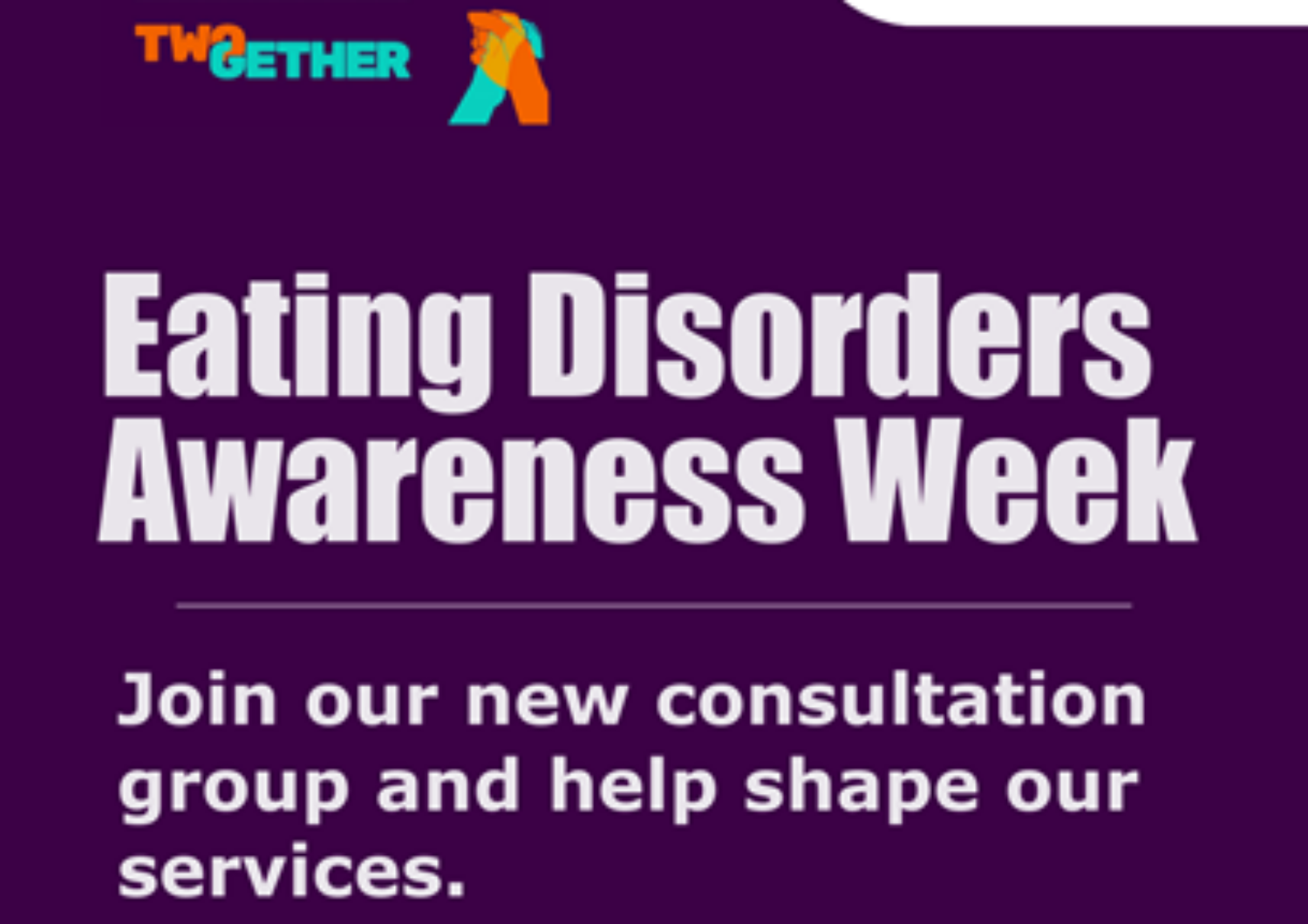 Eating disorder week poster
