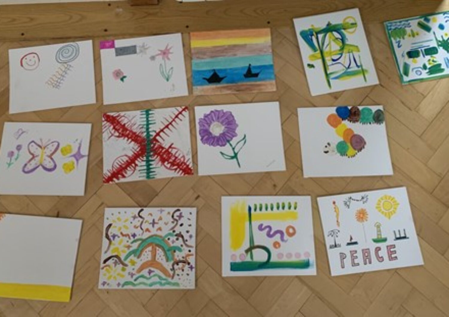 Artwork by patients from the specialist community forensic team