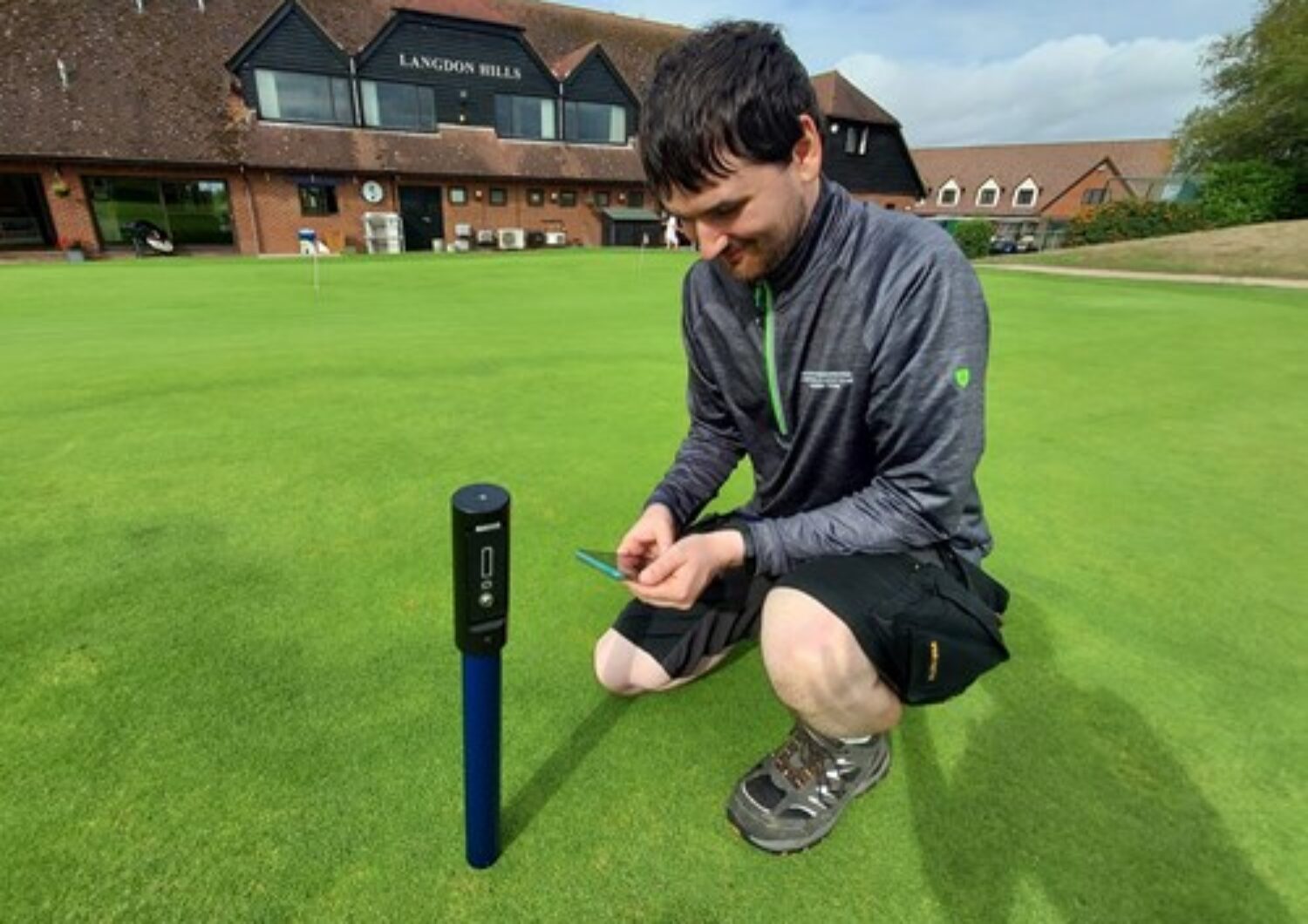 Photo of Alex working at Langdon Hills Golf and Country Club in Horndon on the Hill.