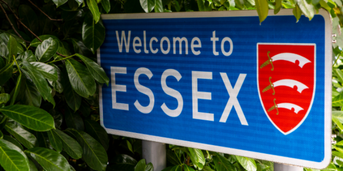 Welcome to Essex sign
