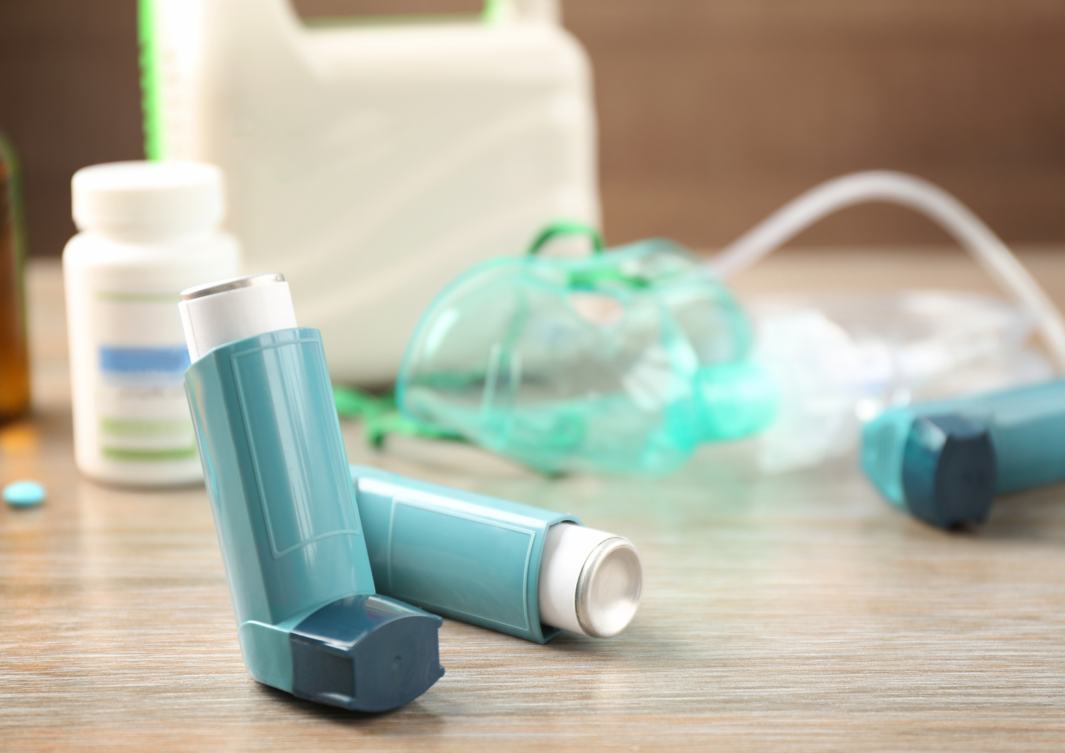 Image of items related to asthma