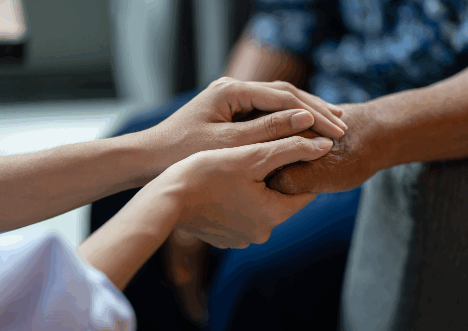 Holding hands